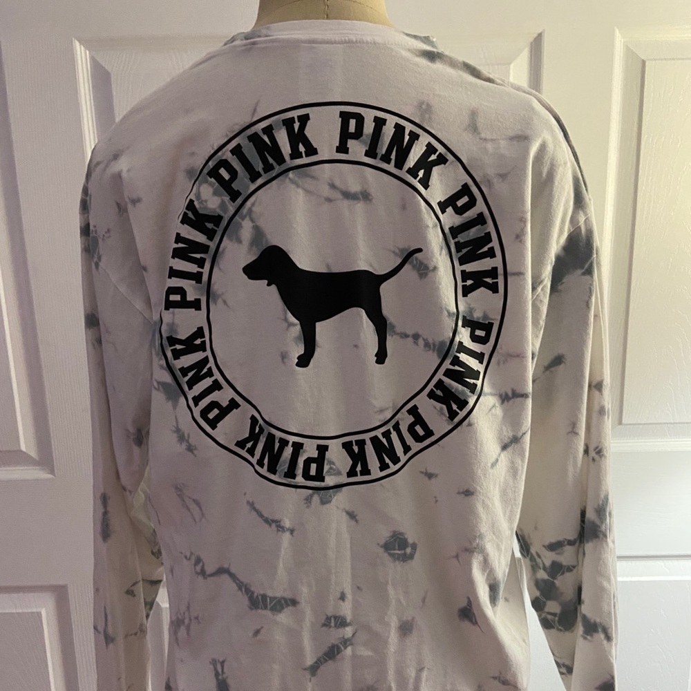 Tye Dye Pink Long Sleeve Shirt